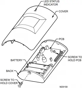 Fig. 13. PIR occupancy sensor battery replacement