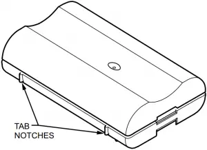 Fig. 8. Door sensor tab notches-A