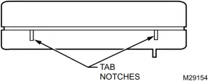 Fig. 8. Door sensor tab notches-B