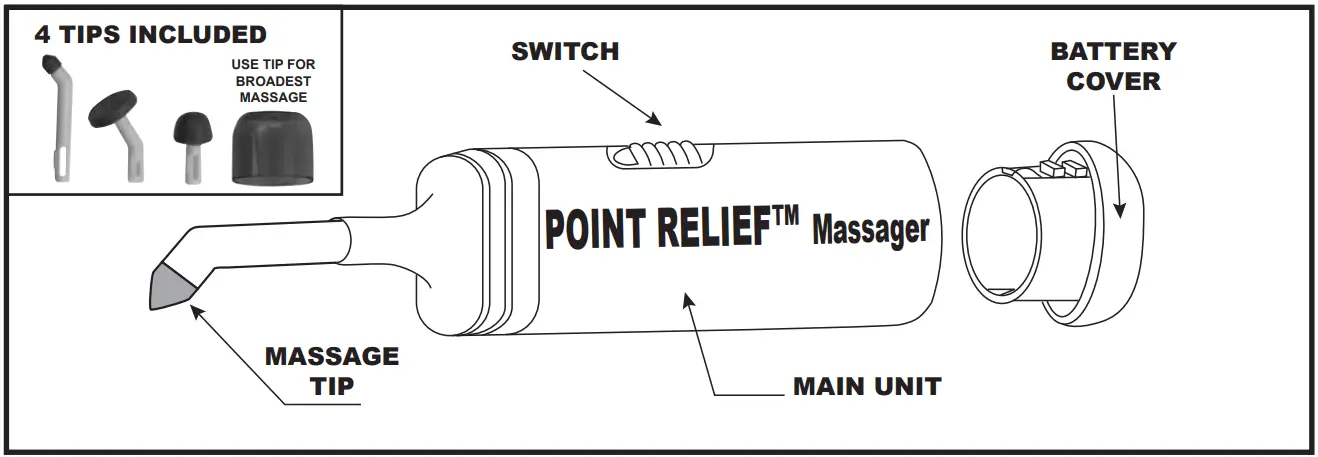 AliMed B004S6TL4S Point Relief Massager-fig2
