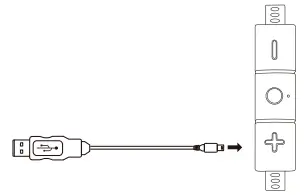 Justice JUSEB01 Bluetooth Earbuds - Charging