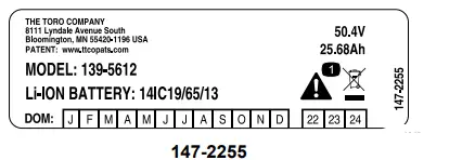 TORO 04069 Battery Replacement Kit-4