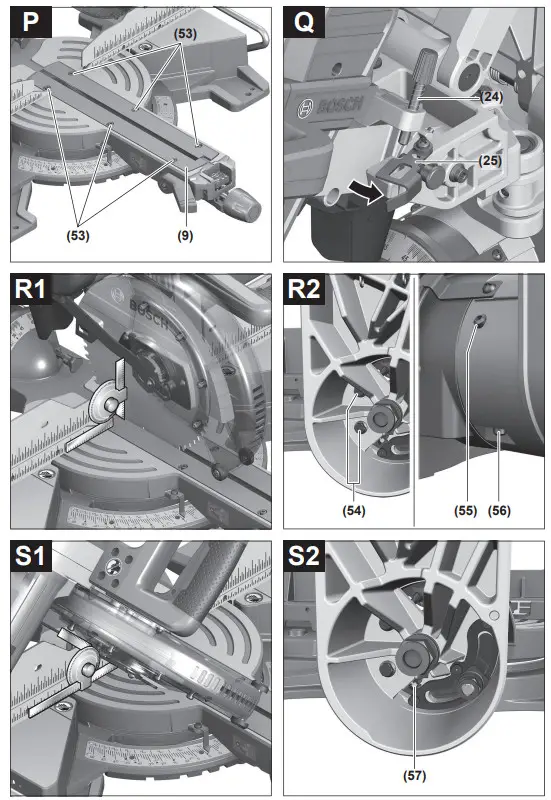 BOSCH GCM 10 GDJ Professional Sliding Mitre Saw - Fig 11