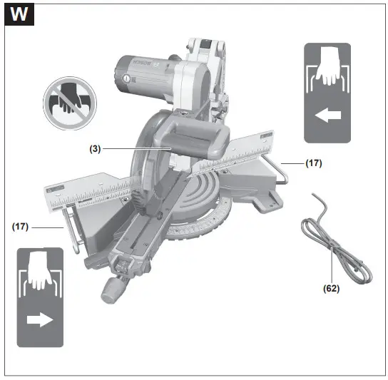 BOSCH GCM 10 GDJ Professional Sliding Mitre Saw - Fig 13