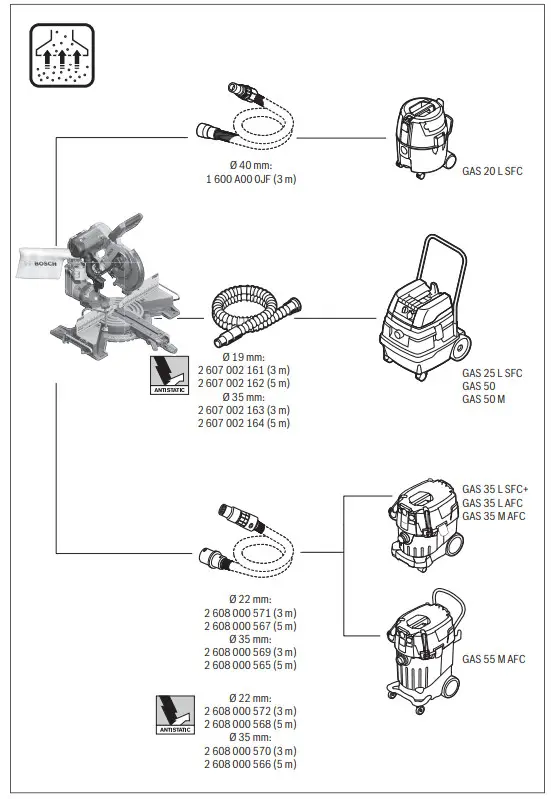 BOSCH GCM 10 GDJ Professional Sliding Mitre Saw - Fig 14