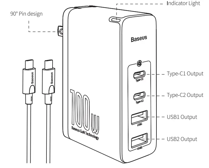 Baseus PD3.0 QC4.0 PPS GaN Charging Station-2