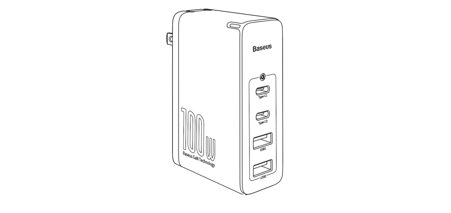 Baseus Ccgan100us 100w Usb C Charger User Guide