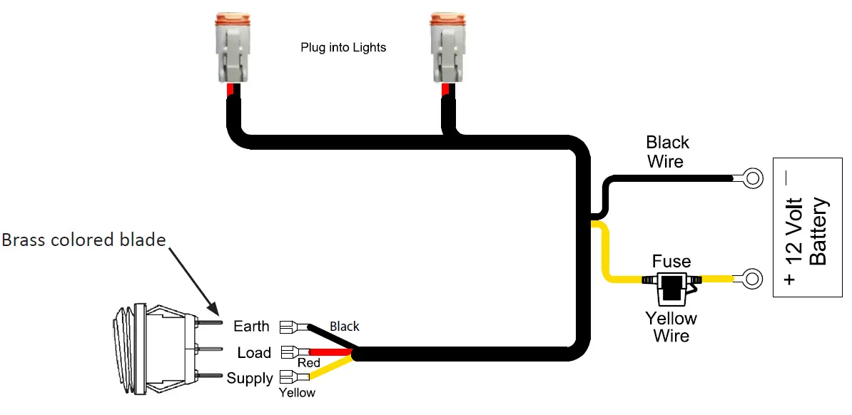 KC HiLiTES 6308 Wire Harness 1