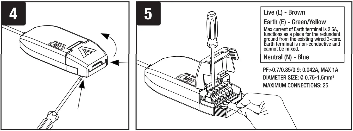 AURORA AU R6CWS Switchable 6W Fire Rated Downlight - Figure 4