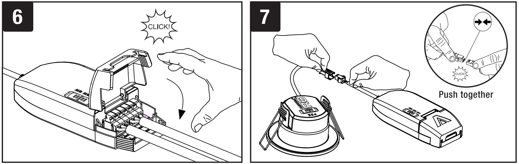 AURORA AU R6CWS Switchable 6W Fire Rated Downlight - Figure 5