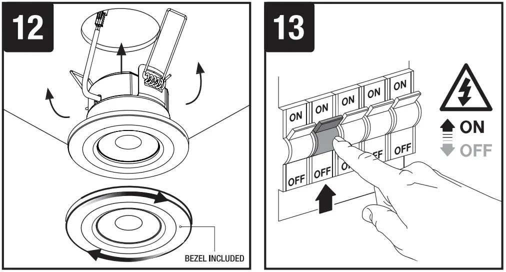 AURORA AU R6CWS Switchable 6W Fire Rated Downlight - Figure 8
