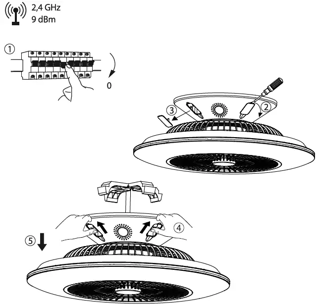 Paul Neuhaus 14445-55 LEONARD Ceiling Light 02