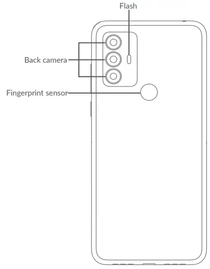 TCL alcatel 1v - Keys and connectors1