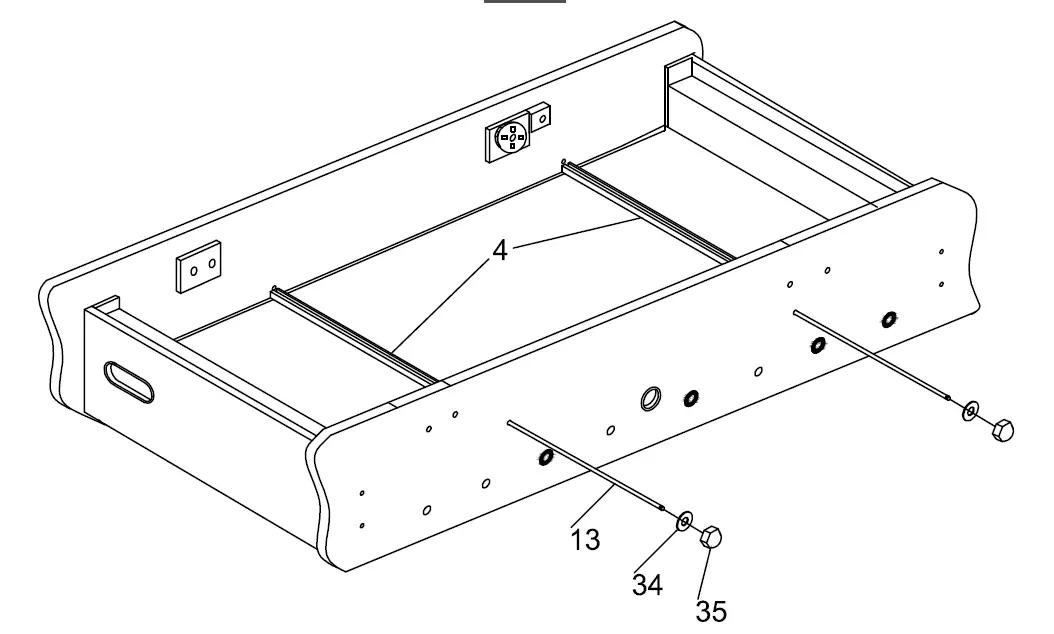 COUGAR 8717973936046 Scorpion Kick TS Folding Football Table 5