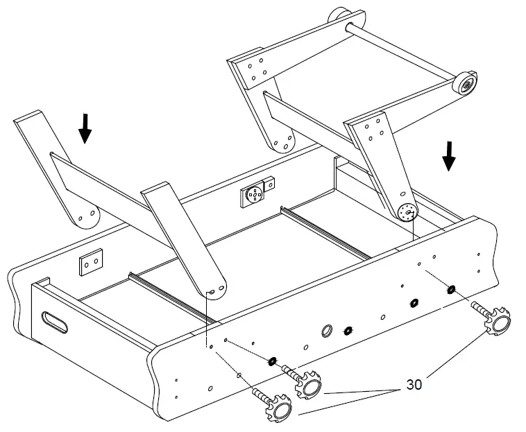 COUGAR 8717973936046 Scorpion Kick TS Folding Football Table 7