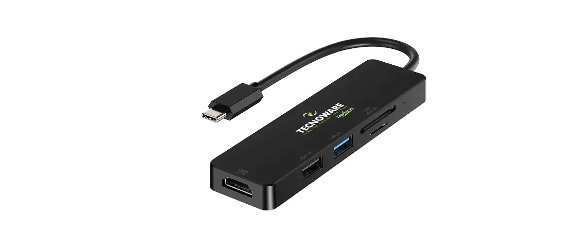 Technoware B09bfr79sr Usb Type-c Hub 5 In 1 Adapter User Manual