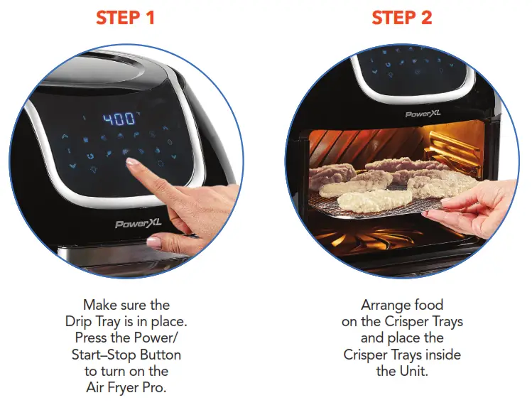 PowerXL K50701 Fried Food Recipes Step 1 2