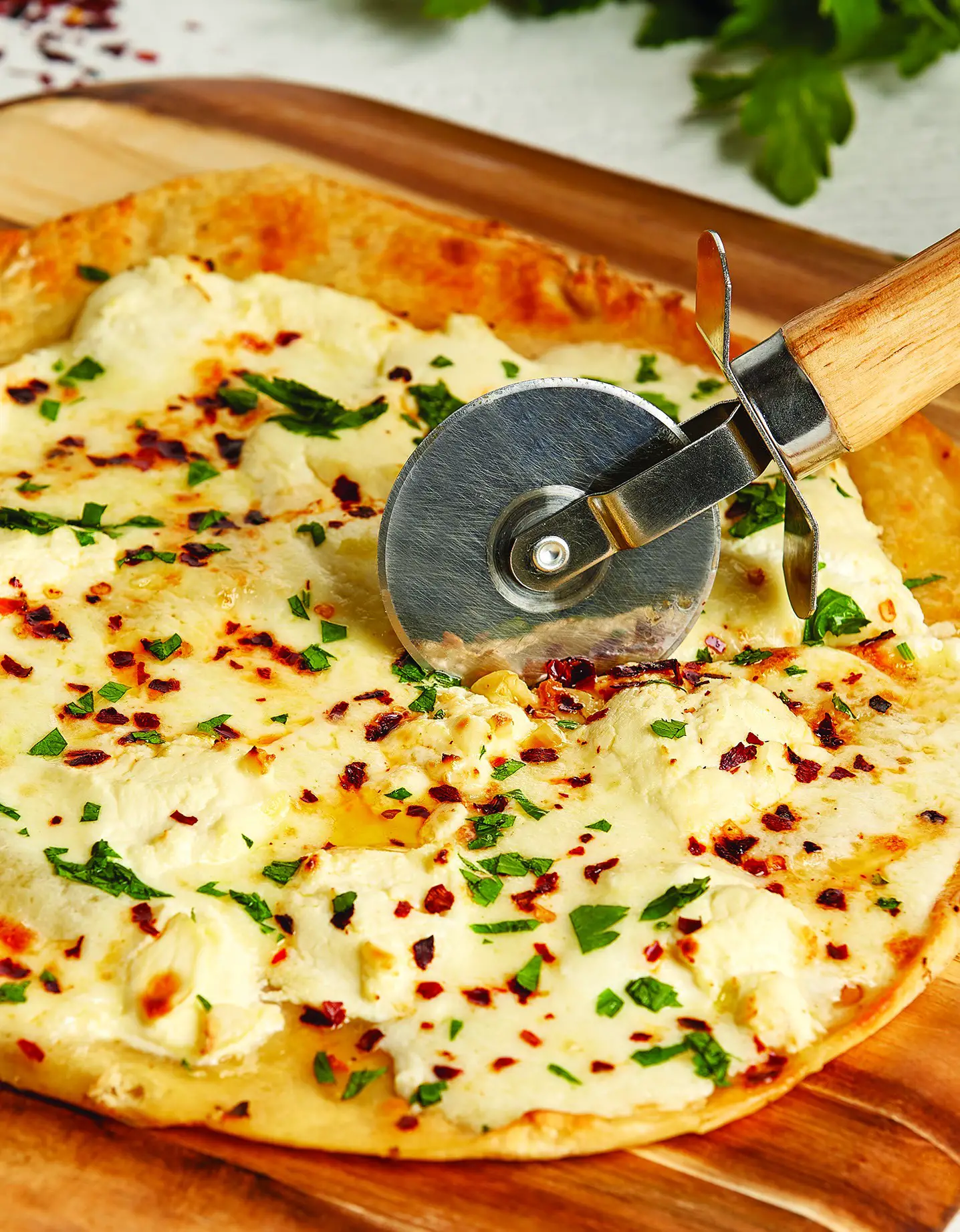 tristar-powerxl-k50701-fried-food-recipes- White Pizza