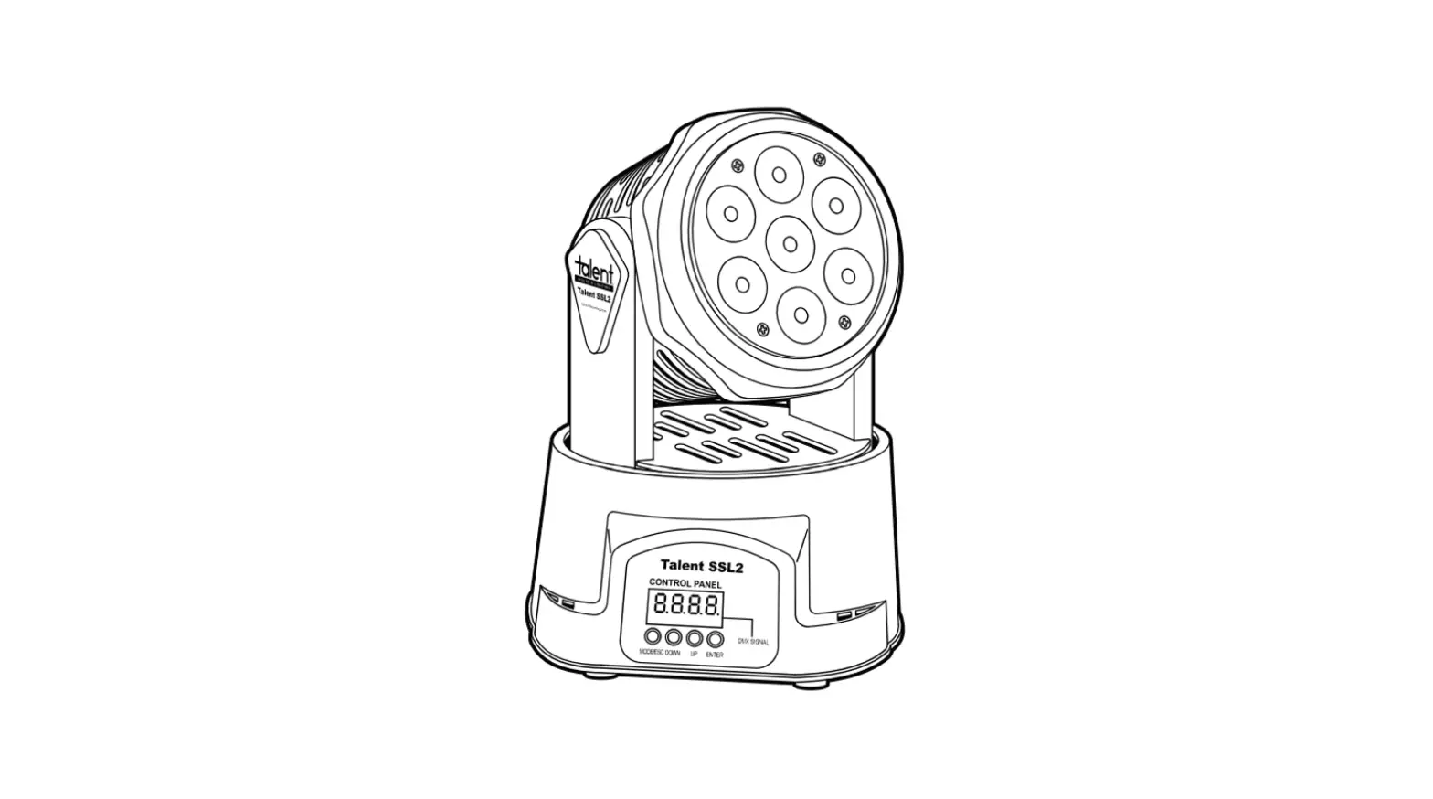 Talent Sound Lighting Ssl2 Rtbw Led Dmx Mini Moving Head Stage Light User Manual Talent Sound Lighting Ssl2 Rtbw Led Dmx Mini Moving Head Stage Light User Manual