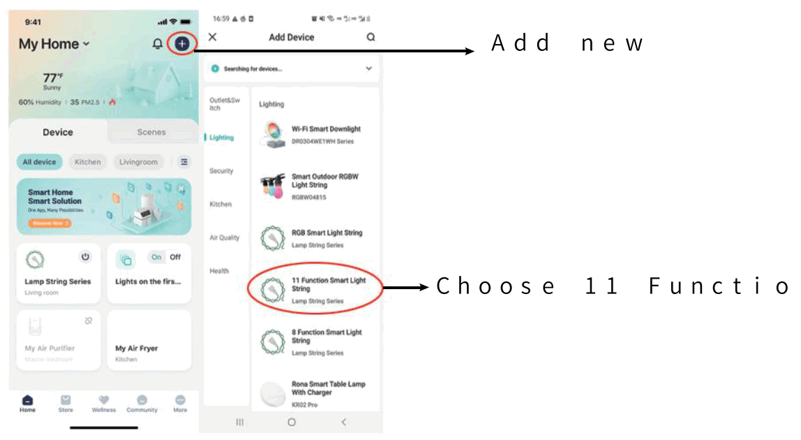 vesync Christmas Light String - fig 3