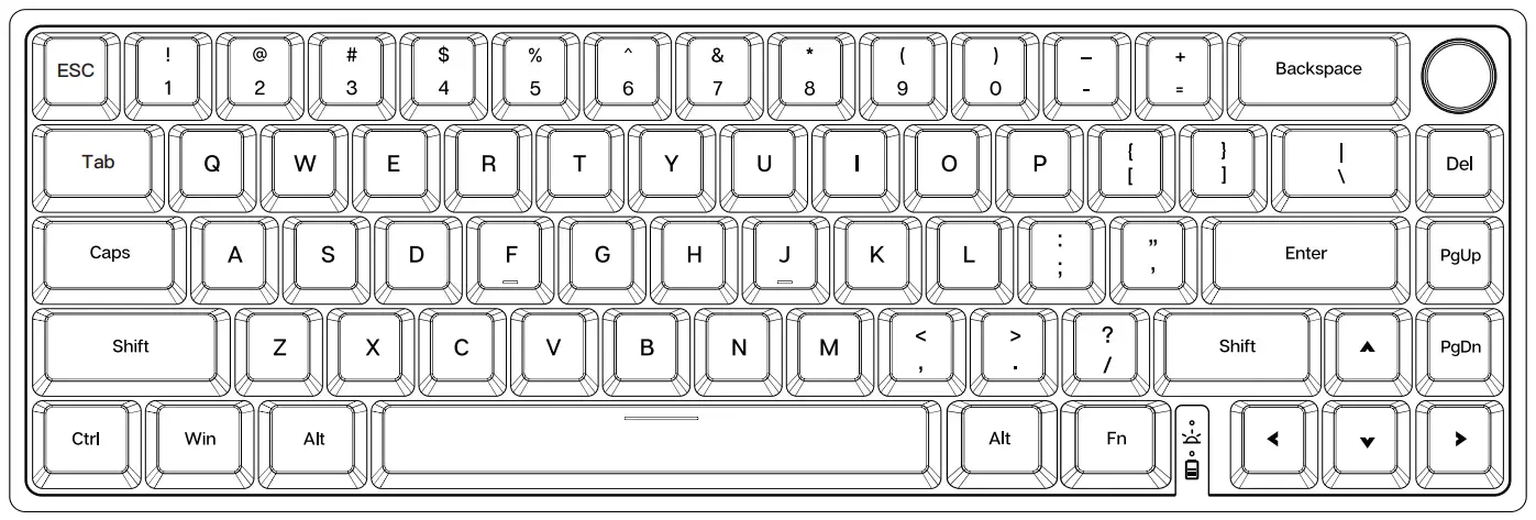 EPOMAKER EK68 Wired, Wireless RGB Mechanical Gaming Keyboard-fig1