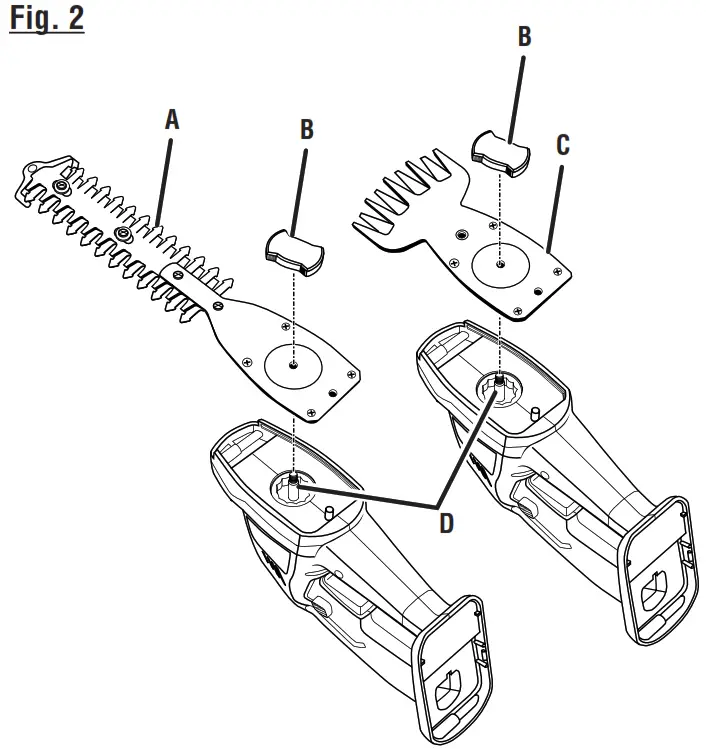 RYOBI P2900 Cordless Battery Grass Shear and Shrubber Trimmer - Fig2