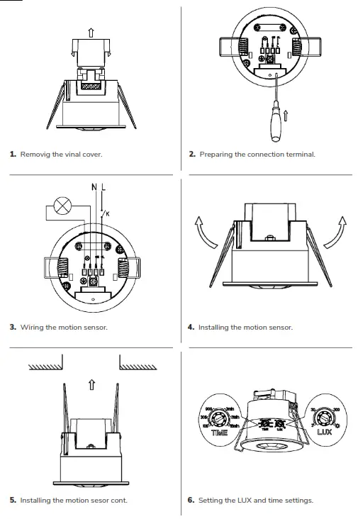 HOFTRONIC 4401429 PIR Motion Sensor 360 White - fig