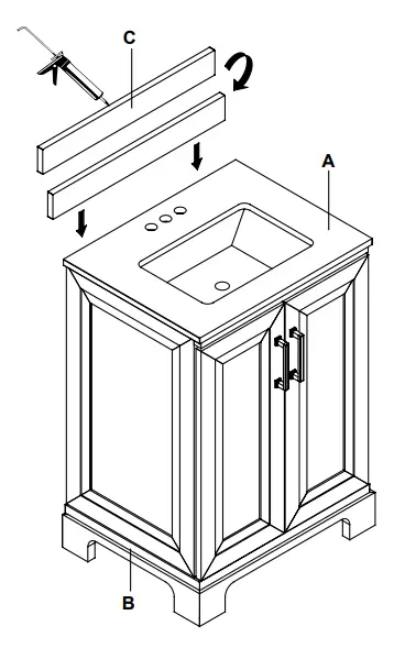 GLACIER BAY Sinita 24 Vanity-fig4