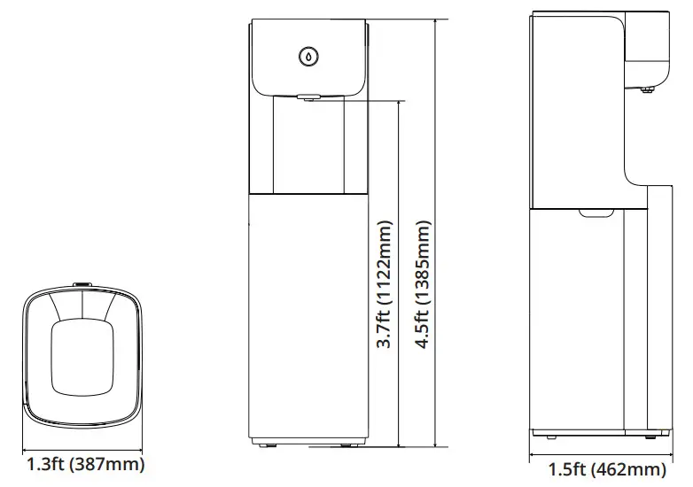MRCOOL MTW04RO Water Dispenser - Figure 1