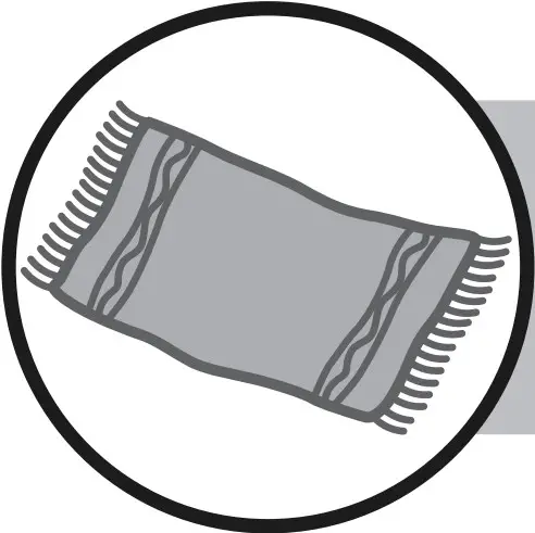 Do not put plastic or rubber