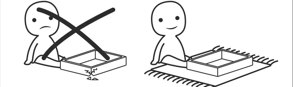 Assemble Item On a Clean Flat Surface