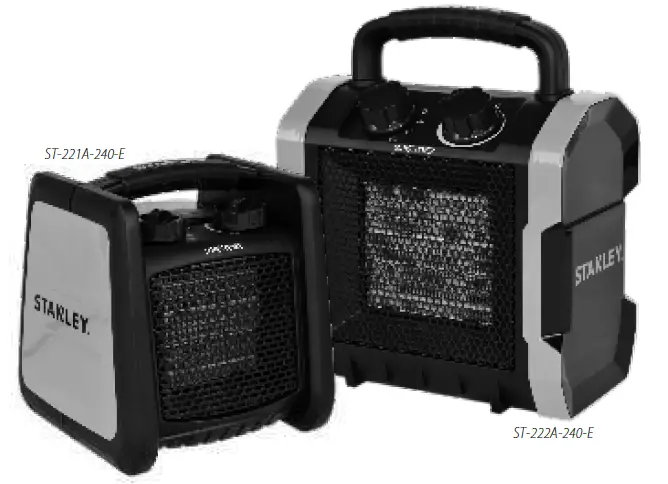 STANLEY ST-221A-240-E Electric Fan Heater 01