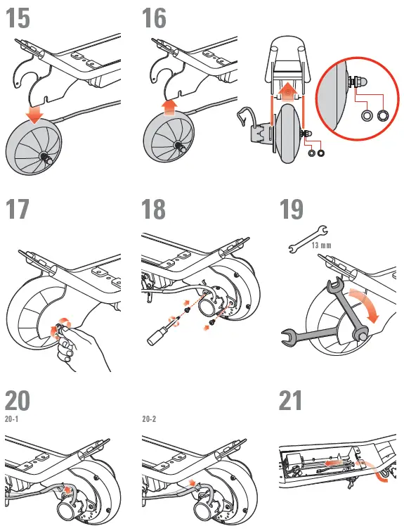 Razor-Power-E90-E95 -Glow-Electric Hub-Motor-Scooter-FIG-16