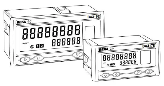 BEKA BA317E Tachometer Instruction Manual - Abbreviated instructions