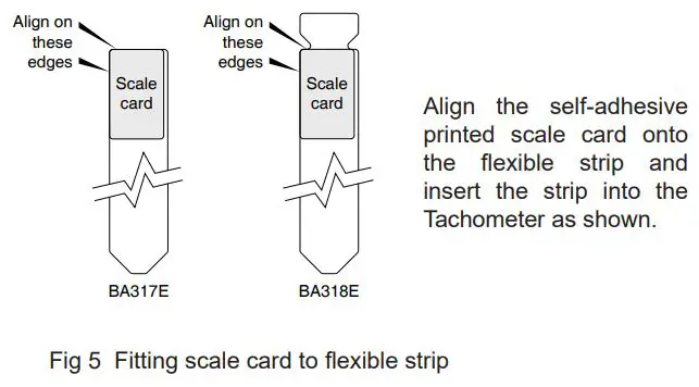 BEKA BA317E Tachometer Instruction Manual - Fig 5