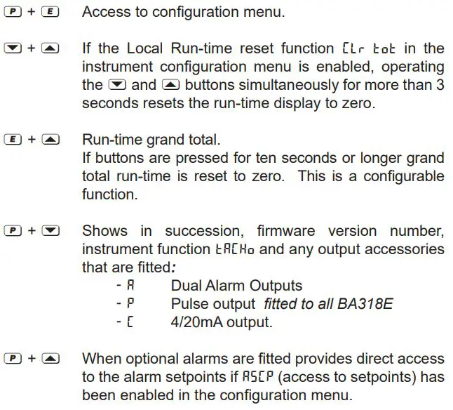 BEKA BA317E Tachometer Instruction Manual - OPERATION