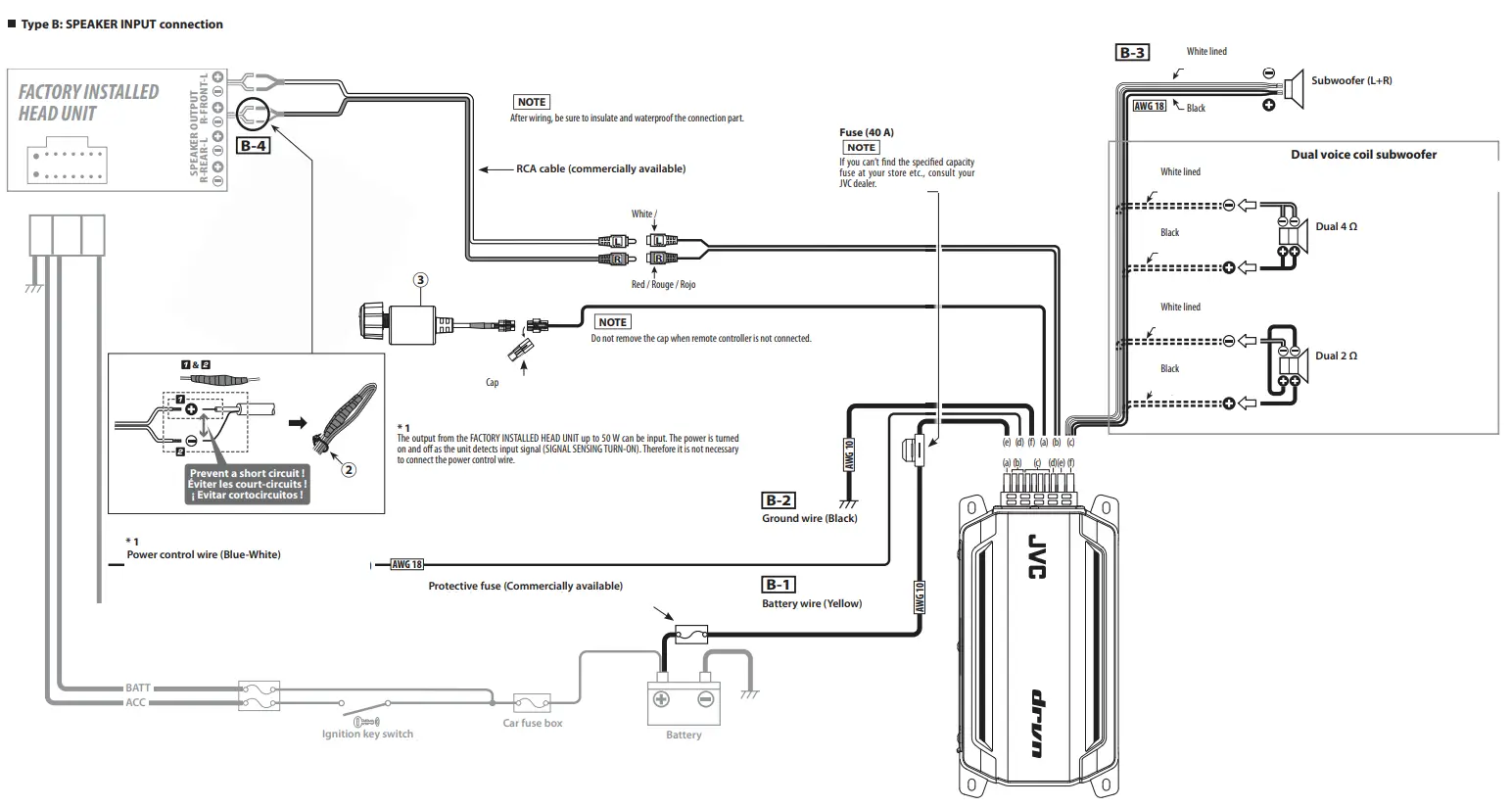 JVC KS-DR2001D Compact Mono Digital Amplifier - fig 11