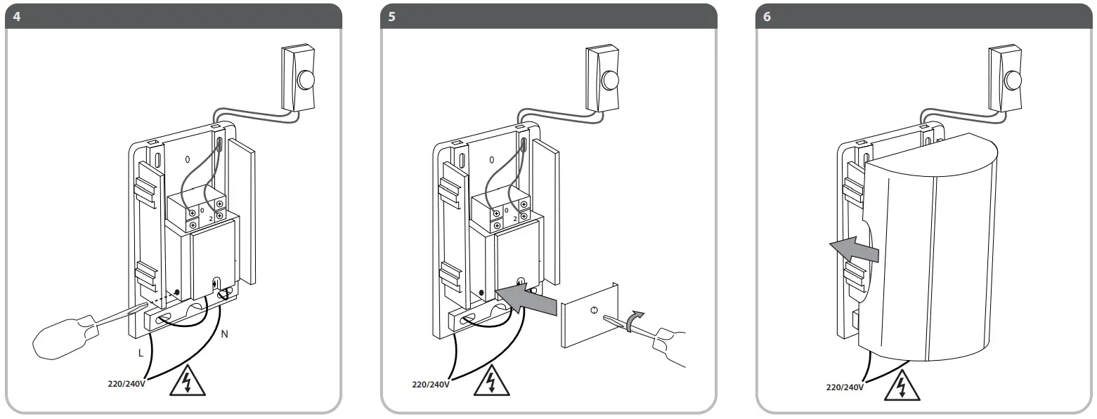 Byron 00 640 82 776 Wired Door Chime - fig
