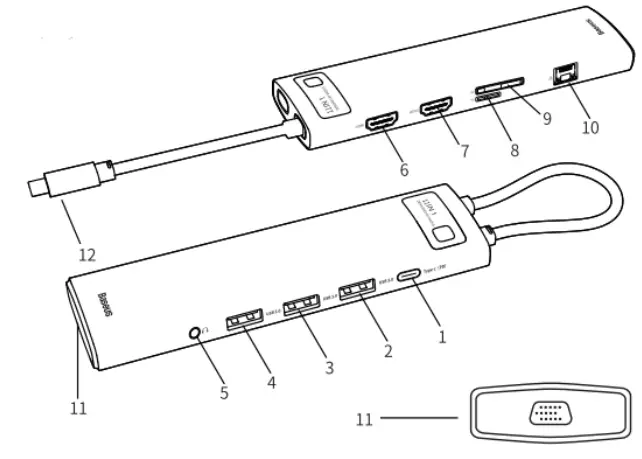 Baseus-CAHUB-CT0G-USB-Type-C-Hub-Docking-Station- (1)