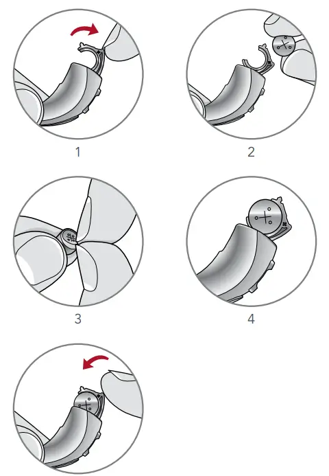 microtech Hearing Aids Esentia Edge - Batteries