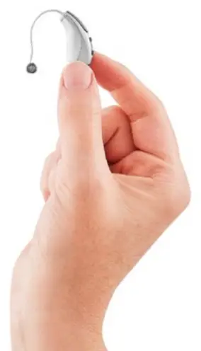 microtech Hearing Aids Esentia Edge - HAND IMGE