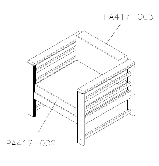 ASHLEY P417-820 Furniture Lounge Chair W - cushion 10