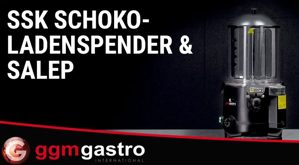 Ggm Gastro Ssk10s Chocolate Dispenser Instruction Manual