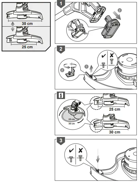 RYOBI RLT183225F Cordless Grass Trimmer-fig11