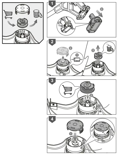 RYOBI RLT183225F Cordless Grass Trimmer-fig14