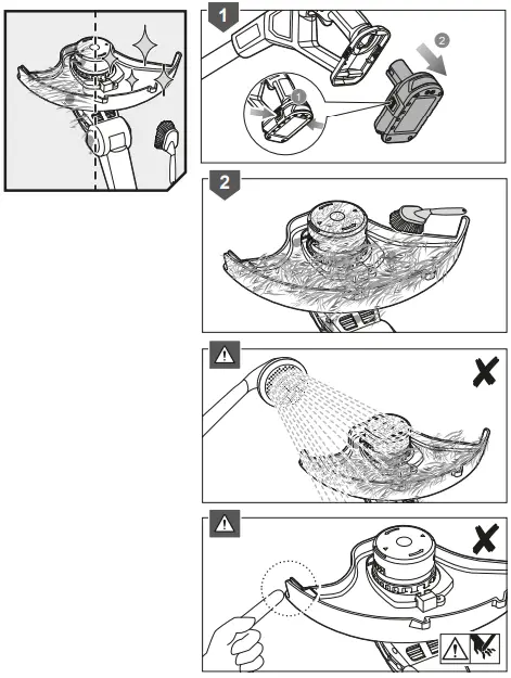 RYOBI RLT183225F Cordless Grass Trimmer-fig15