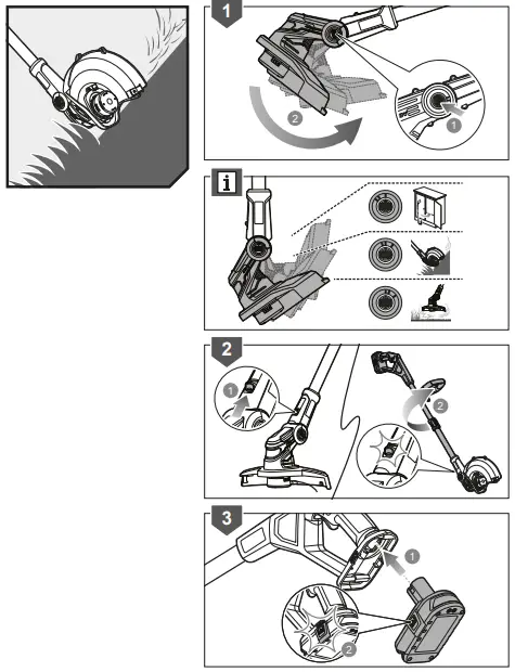 RYOBI RLT183225F Cordless Grass Trimmer-fig9
