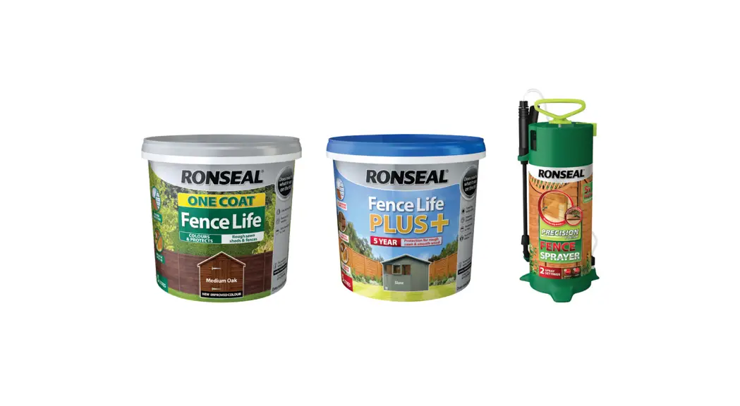 Ronseal 151222 Life Plus Shed And Fence Treatment Medium Oak 9ltr Instructions