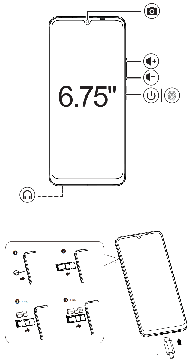 TCL 40 SE Purple SmartPhones - fig