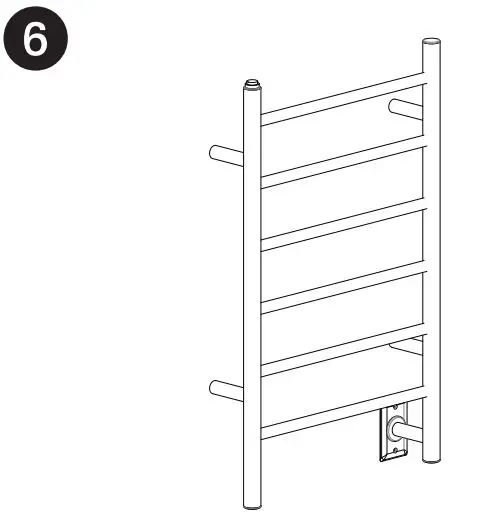 ancona PATIM-01 Comfort 6 Dual Towel Warmer - Hardwire Installation Figure 6
